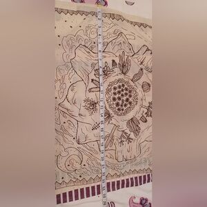 Hemlock Southwest Theme Beige and Brown Scarf Bandana Square